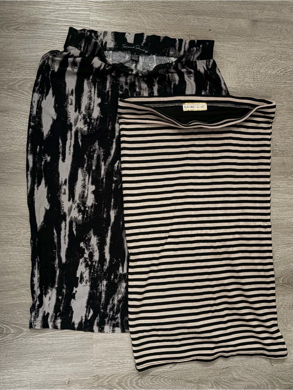 2 Skirt Bundle Size Small - French Laundry & Flashing lights